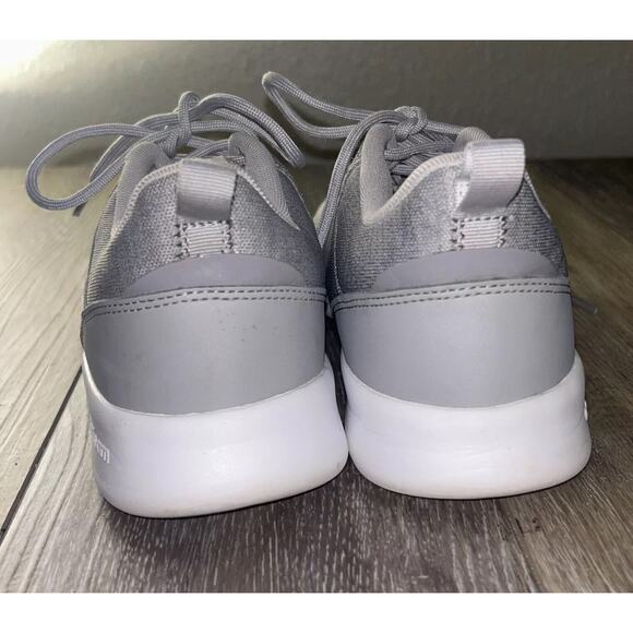 Adidas QT Racer 2.0 Light Granite Gray White Women’s US Size 10 Sneaker Shoes - Picture 7 of 10